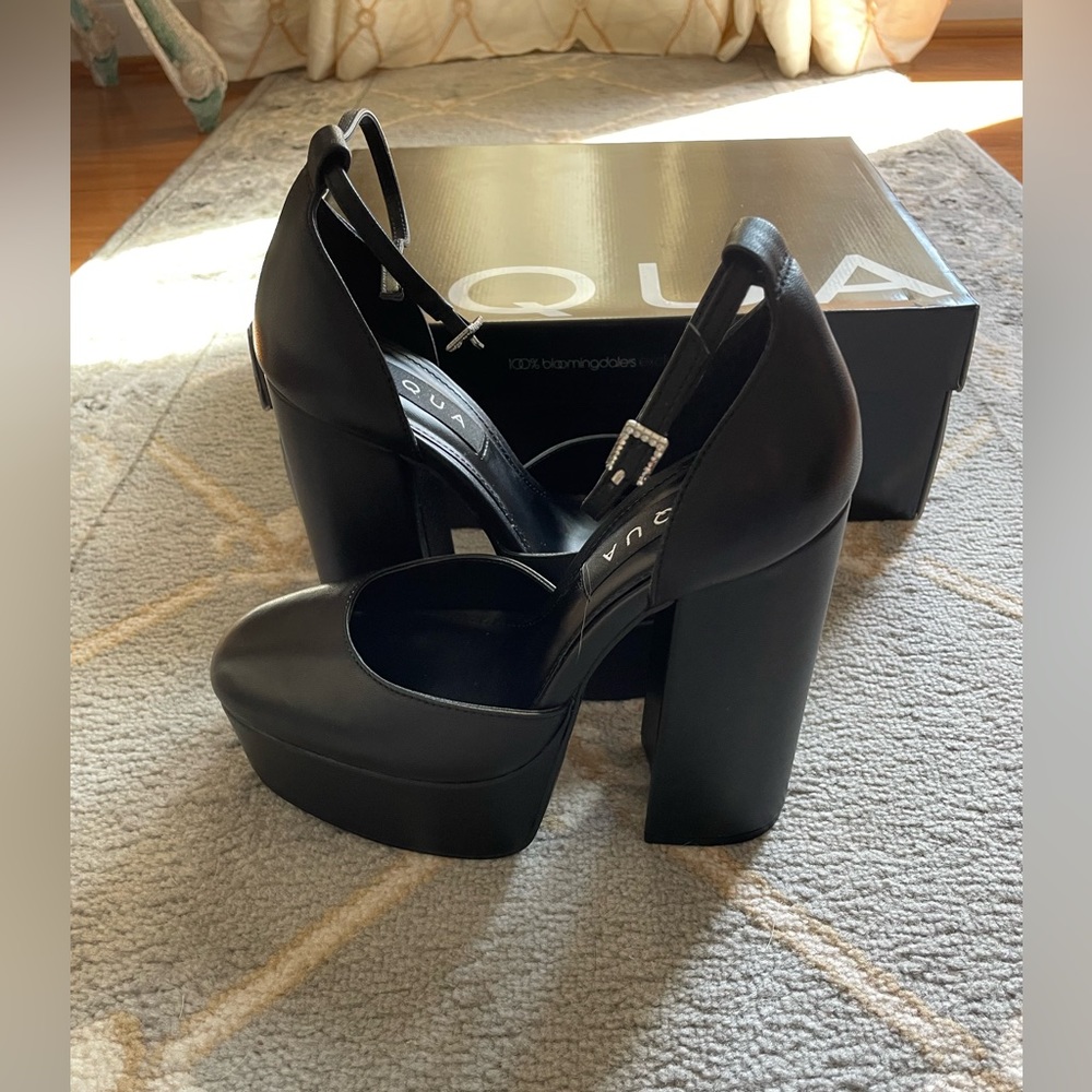 Aqua womens lisa ankle strap platform sandals